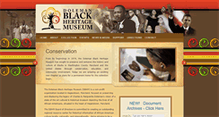 Desktop Screenshot of dolemanblackheritagemuseum.org