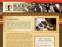 Tablet Screenshot of dolemanblackheritagemuseum.org